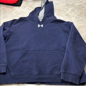 Under Armour Boys  Navy Hoodie